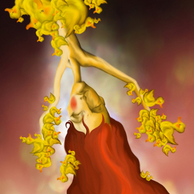 утки и девушка