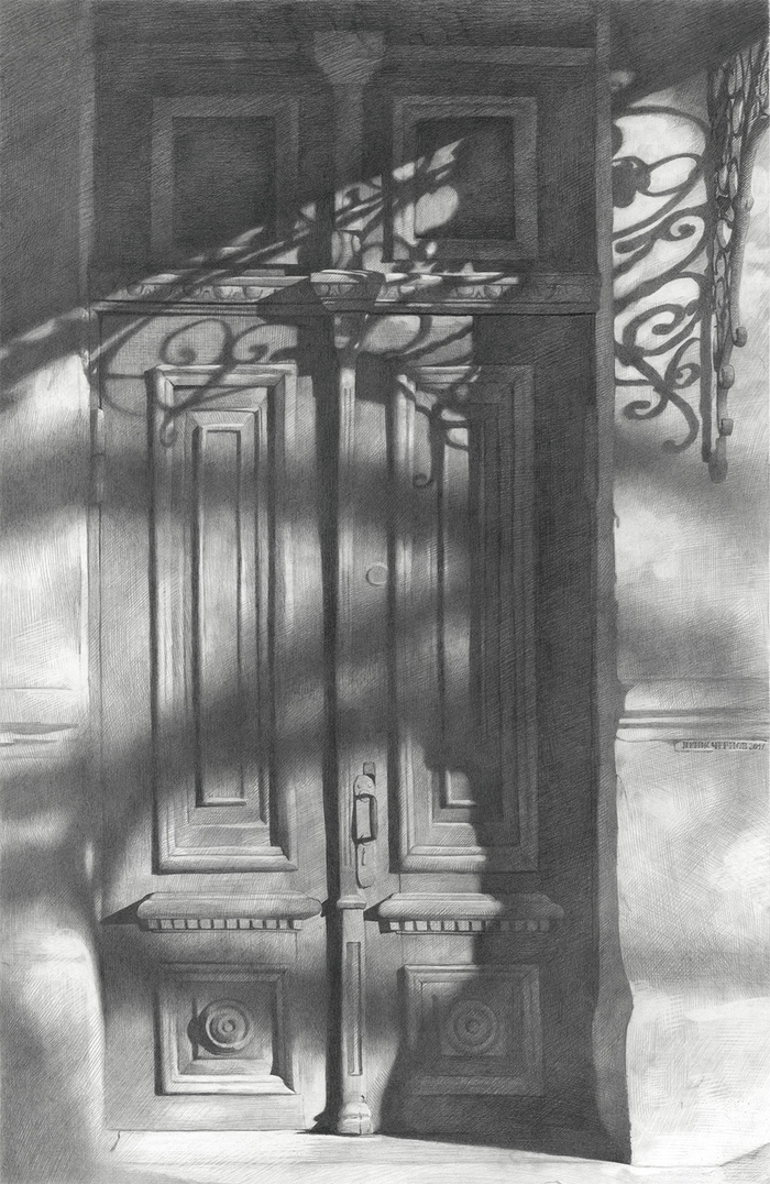 Старая деревянная дверь