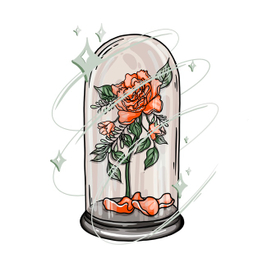 Роза в колбе