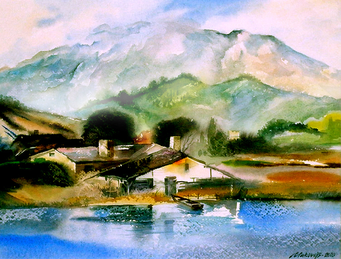 ,,Хижина дяди Тома у горного озера.Ирландия,,