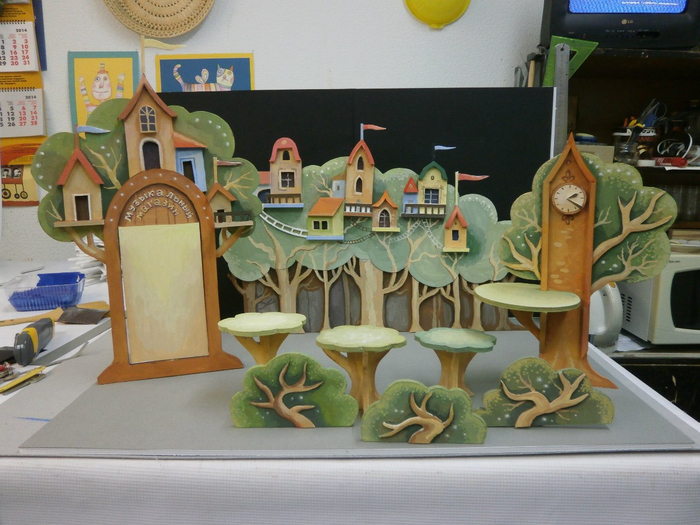 Макет к спектаклю