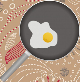 Моя первая рисованая яичница