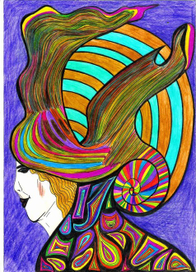 Графическая абстракция Карачевцевой Юли