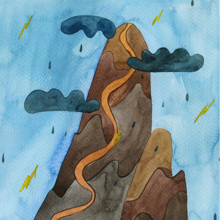 Дорога в горы.