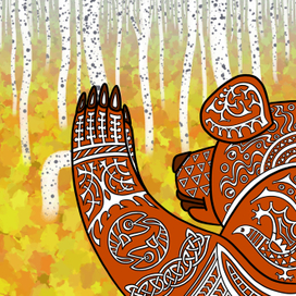 Осенний медведь