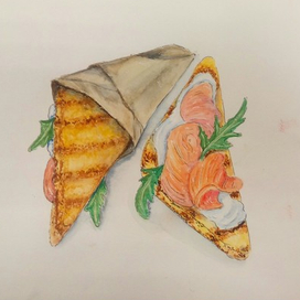 Сэндвич с рыбой