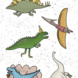 Стикер-пак Динозавры