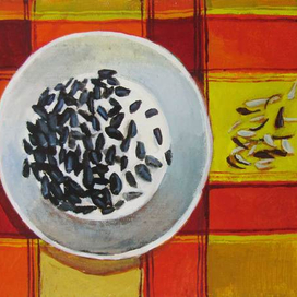 Семечки. Из серии "Деревенское меню" 2016, 20х30