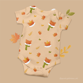 🍂 Осенние принты и паттерны 🦊🍁 