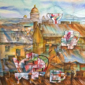 Сервиз "Динамика города"