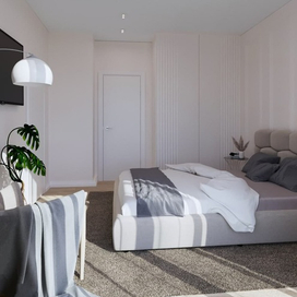 Современная спальня с элементами классики