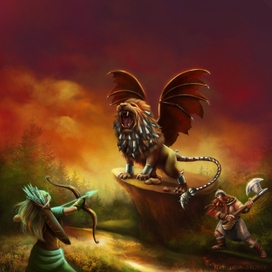 Иллюстрация для упаковки настольной игры