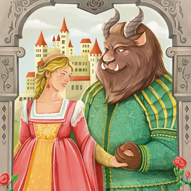 Иллюстрация к сказке Розочка Бажены Немцовой