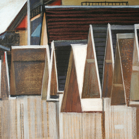 Лодочные домики в Бернье-сюр-мер. 