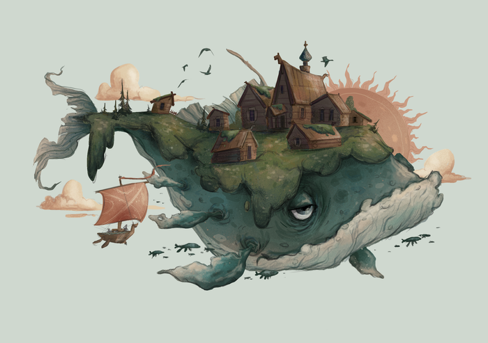 Чудо-Юдо рыба кит