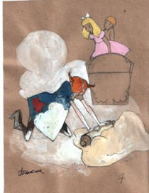 Пеппи печет лепешки