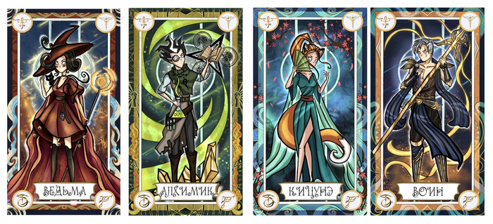 Карточки настольной игры