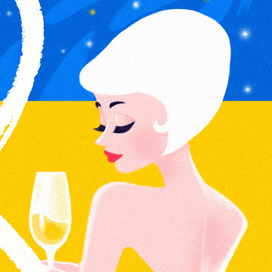 Открытка на 8 марта Гэтсби в Космосе