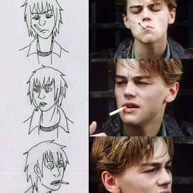 Референс на персонажа эмоции