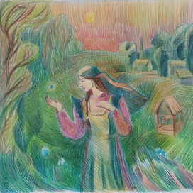 Иллюстрация моя бабочка 