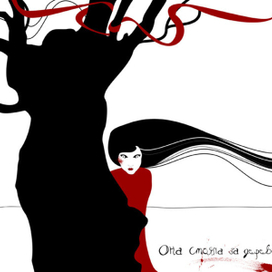 Иллюстрация к рассказу Нила Геймана «Снег, зеркало, яблоко»