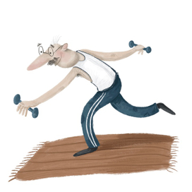 Дед-спортсмен! 