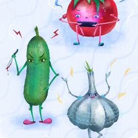 Овощные персонажи