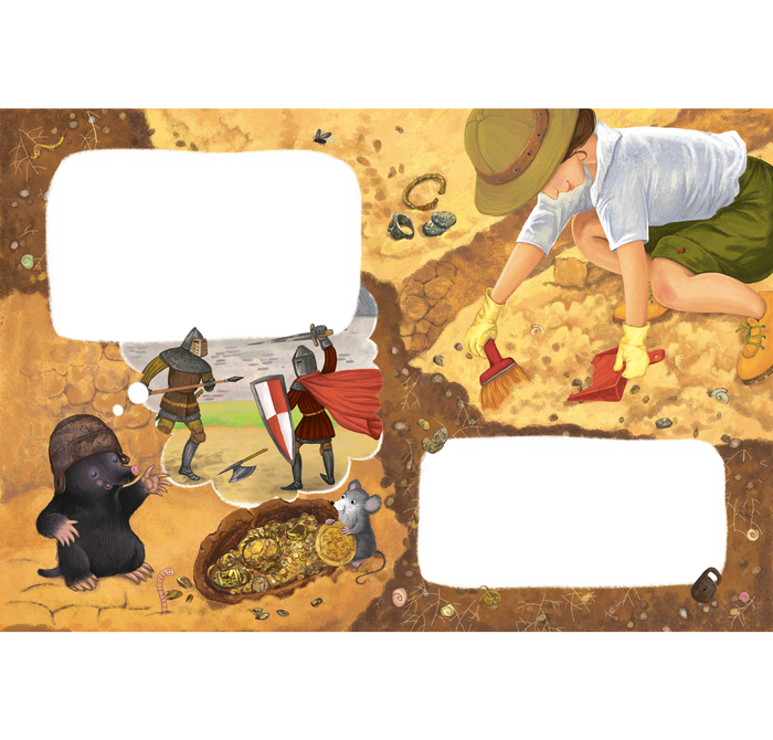 Крот Вопрос нашел клад