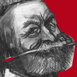 автопортрет с кистью № 6