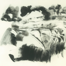 пейзаж с оврагами