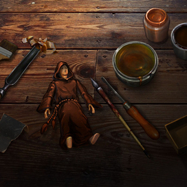 Марионетка монах