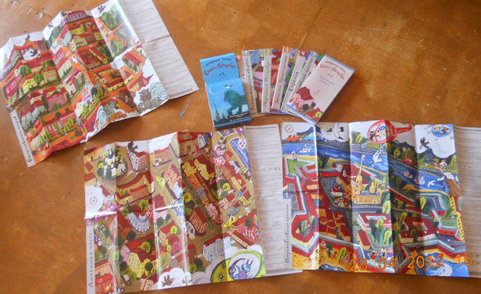 Игра городское ралли Санкт-Петербург, издательство "Самокат"