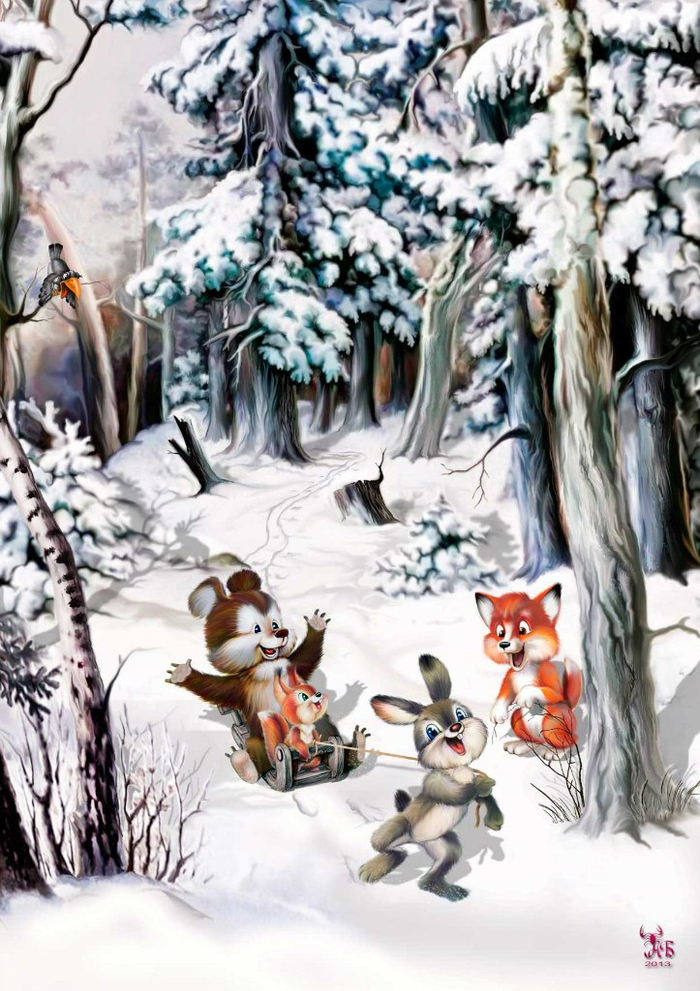 Ретро - Здесь использованы персонажи отечественных художников!!! Заказчик хотел восстановить в памяти людей- таких прекрасных,советских, персонажей!!!