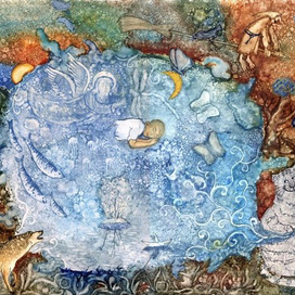  Кот баюн, ткущий паутину снов безоблачного детства.