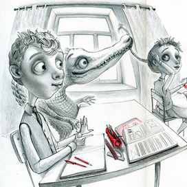 Страшилки. К рас. "Мой зеленый крокодил".