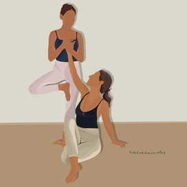 Yoga illustration 