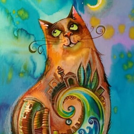 кот восточный №1