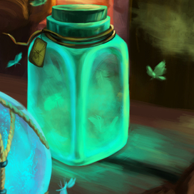 Банка на столе Ведьмы