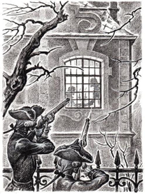 полосная илл. к  роману В. Пикуля ПЕРОМ И ШПАГОЙ (3)