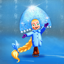 Маша в кокошнике