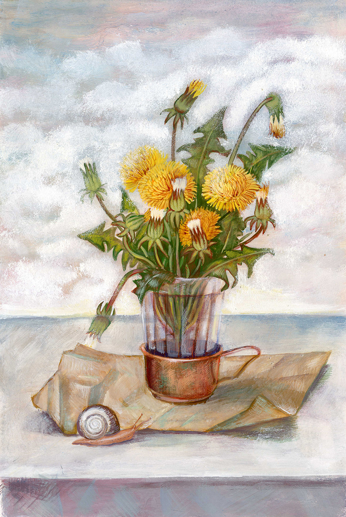 одуванчики