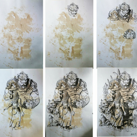 Рис. из пятна..