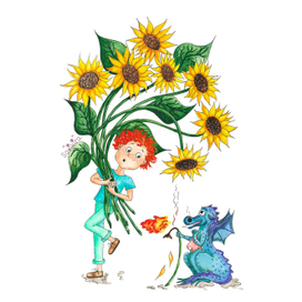 Летняя открытка