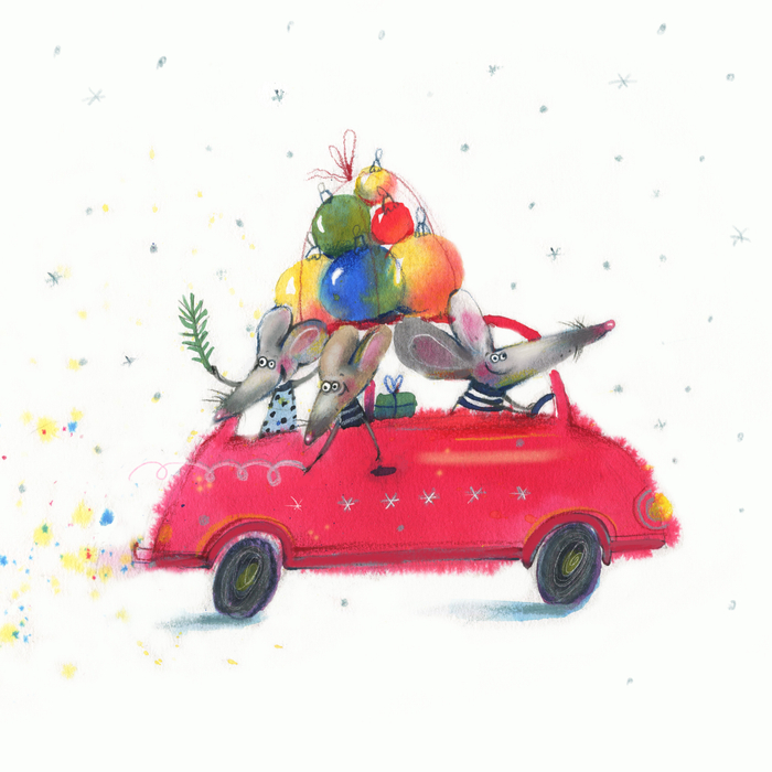 Мыши новогодние