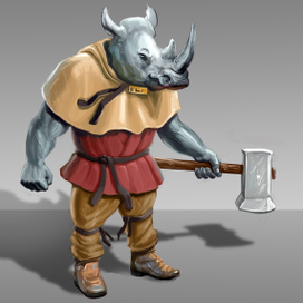 Персонаж Носорог