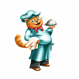Персонаж кот-повар
