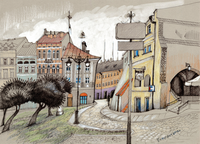 Пшемысль. Старые улочки.