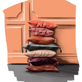 Башня из подушек