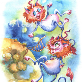 Неведомы зверушки.. на прогулке