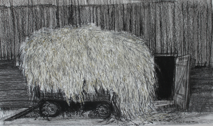 сено. в деревне